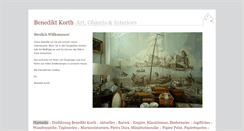 Desktop Screenshot of korth-kunst.de